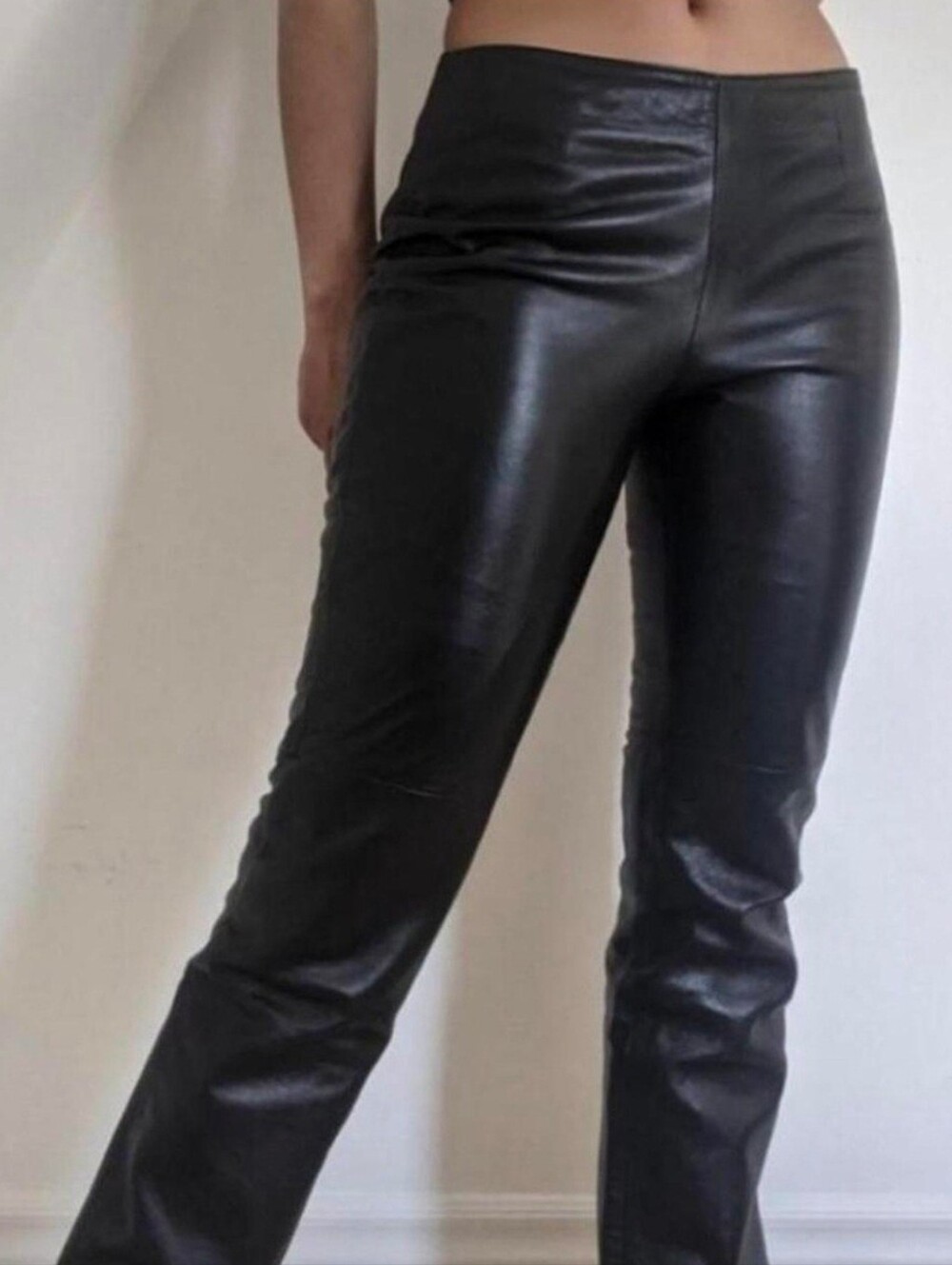 Y2K Moda International Leather Pants — The Christie Fit